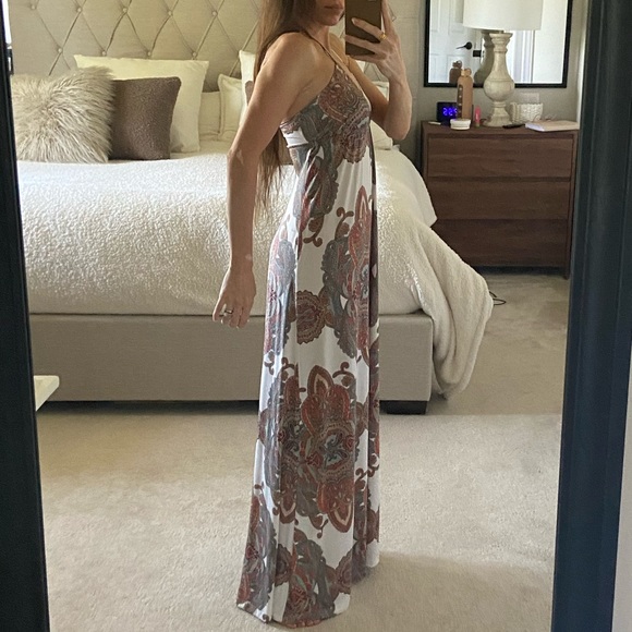 Stretchy/Silky Maxi Dress - Picture 2 of 11